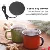 Coffee Mug Warmer for Desk USB Powered 55C Constant Temperature Electric Cup Warmer with Auto Shut Off and Tempered Glass Top for Office Home Use view 4