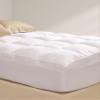 Cuddledown Ultra Plush Down Alternative Mattress Pad | 100% Cotton Fabric | Extra Thick | Hypoallergenic Fill | Twin Size view 2