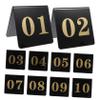 ABOOFAN 10pcs Acrylic Table Table Centerpieces Decor Reusable Reserved Signs Acrylic Table Numbers for Wedding Reception Table Numbers Wedding Reception Table Number view 1