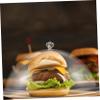 BIUDECO 1pc Acrylic Round Food Cover Lid for Bread Desserts Food Insulation Protector for Home and Outdoor Use Random Style view 3