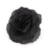 FUNOMOCYA Large Silk Flower Brooch Black Rose Wedding Corsage Flower for Hair Decorative view 1