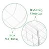 BIUDECO Cute Storage Basket under Cabinet Organizer Hanging Wire Shelf for Kitchen view 4