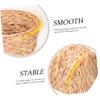 OKUMEYR Woven Storage Basket Multipurpose Straw Container for Home Organization Living Room Trash and Clothes Storage Smooth Surface Design for College Apartments and Nurseries view 2