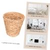 OKUMEYR Woven Storage Basket Multipurpose Straw Container for Home Organization Living Room Trash and Clothes Storage Smooth Surface Design for College Apartments and Nurseries view 4