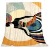 Throw Blanket for Couch,Soft Blanket & Throws,Black African American Woman Blanket,59x78.7 in view 1