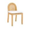 Tov Furniture Amara Natural Rattan Arched Back Dining Chair view 1