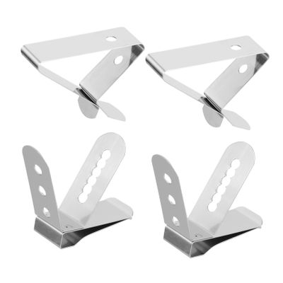Thermometer Clips 4Pcs Stainless Steel Temperature Probe Holder for Smokers