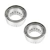 COLLBATH 3-pc Stainless Steel Dumpling Wrapper Molder Wave Edge for Pastry Dough Easy Shape Cutters Non-bendable for Baking view 1
