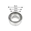 COLLBATH 3-pc Stainless Steel Dumpling Wrapper Molder Wave Edge for Pastry Dough Easy Shape Cutters Non-bendable for Baking view 3