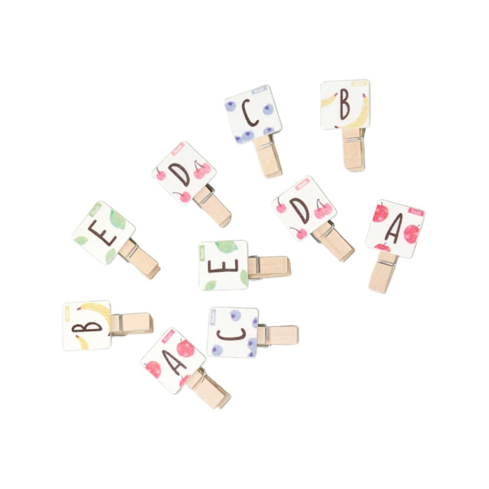 FUNOMOCYA 50pcs Craft Clips Mini Wooden Clothespins Photo Paper Clothespins Wood Photo Display Pegs