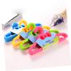 Amosfun 10pc Bow Children's Hangers Strong Plastic Kids Clothing Organizer Hanger Hooks for Newborn to Teen view 2