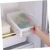 PRETYZOOM Kitchen Drain Basket Double Drain Basket Square Drainer Vegetable Wash Container Kitchen Sundries Storage view 3