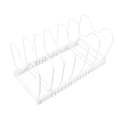 Zerodeko Pot Cover Rack Stable Kitchen Lid Holder for Efficient Storage Space-saving Design for Home Use Easy Organization for Pots and Pans