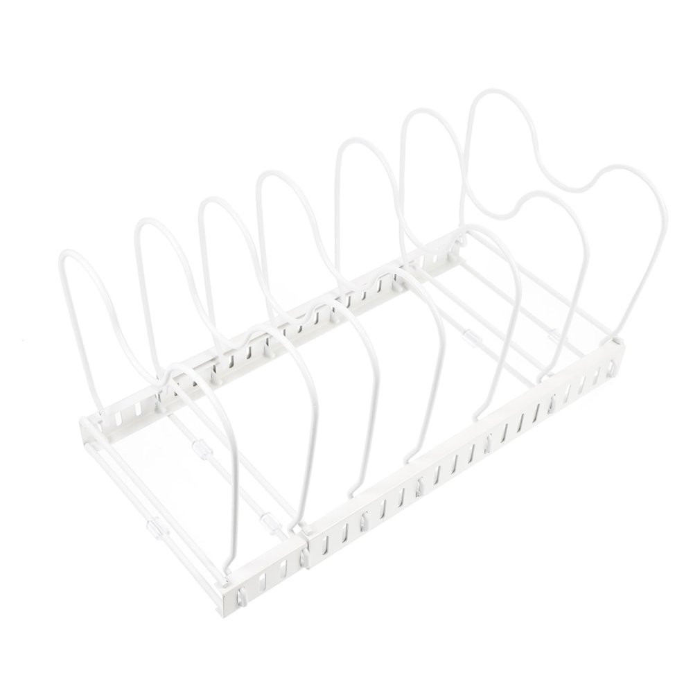 Zerodeko Pot Cover Rack Stable Kitchen Lid Holder for Efficient Storage Space-saving Design for Home Use Easy Organization for Pots and Pans