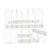 Zerodeko Pot Cover Rack Stable Kitchen Lid Holder for Efficient Storage Space-saving Design for Home Use Easy Organization for Pots and Pans view 3