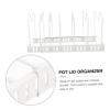 Zerodeko Pot Cover Rack Stable Kitchen Lid Holder for Efficient Storage Space-saving Design for Home Use Easy Organization for Pots and Pans view 4