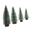Anneome 4pcs Mini Xmas Tree Decorations Christmas Tree Ornaments Stylish Desk Decor for Holiday Parties for Festive Atmosphere view 1