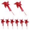 PRETYZOOM 10pcs Wedding Windmill Decor Handheld Paper Pinwheel Adornments for Romantic Wedding Photos and Special Occasions Bright and Fun Decorative Accessories view 1
