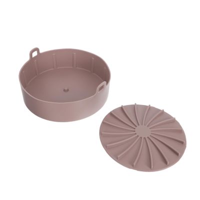 Zerodeko Silicone Pot for Air Fryer Multipurpose Baking Pan Large Reusable Liners Easy Oven Insert