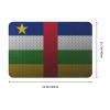 SIYTUAU Flag of The Central African Republic Bathroom Rugs 16x24 Inch Ultra Soft Non Slip Bath Mat Kitchen Bedroom Rug Door Mat view 3