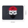 SIYTUAU Creative Yemen Patriot Skull National Flag Bathroom Rugs 16x24 Inch Ultra Soft Non Slip Bath Mat Kitchen Bedroom Rug Door Mat view 3