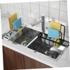 Zerodeko Sink Draining Basket 2 Cloth Poles Retractable Drain Rack Kitchen Accessory Housewarming Present view 4