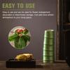 BESTOYARD Ceramic Bamboo Vase Decor for Home Wood Flower Vase Flower Arrangement Vase Home Decoration Vase Wall Vases for Flowers Volcano Imitation Bamboo Flower Container Ceramics, 15.5x5.5cm, Green view 4
