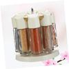 Zerodeko 1set Rotating Spice Holder Set Seasoning Bottles and Stand Versatile Cruets for Kitchen Organization for Salt Pepper and Spice Storage view 4