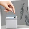 Zerodeko 1Pc Box toothpick machine abs toothpick dispenser Tooth Picks electric Automatic Cylinder fruit container Electronic Components Storage Box view 3