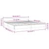 WEMYUFURN Bed Frame with Headboard Dark Gray 59.8"x79.9" Queen Fabric, Bed Frame, Bedstead, Bedroom Furniture Modern Design for a Comfortable and Stylish Bedroom view 2