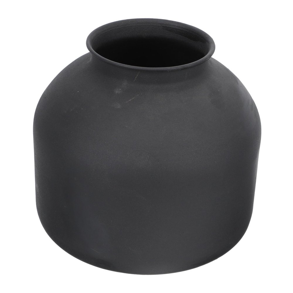 BIUDECO Creative Frosted Flower Vase Modern Iron Floral Arrangement Holder for Home Office and Indoor Decor Design Elegant Aesthetic for Flower Arranging