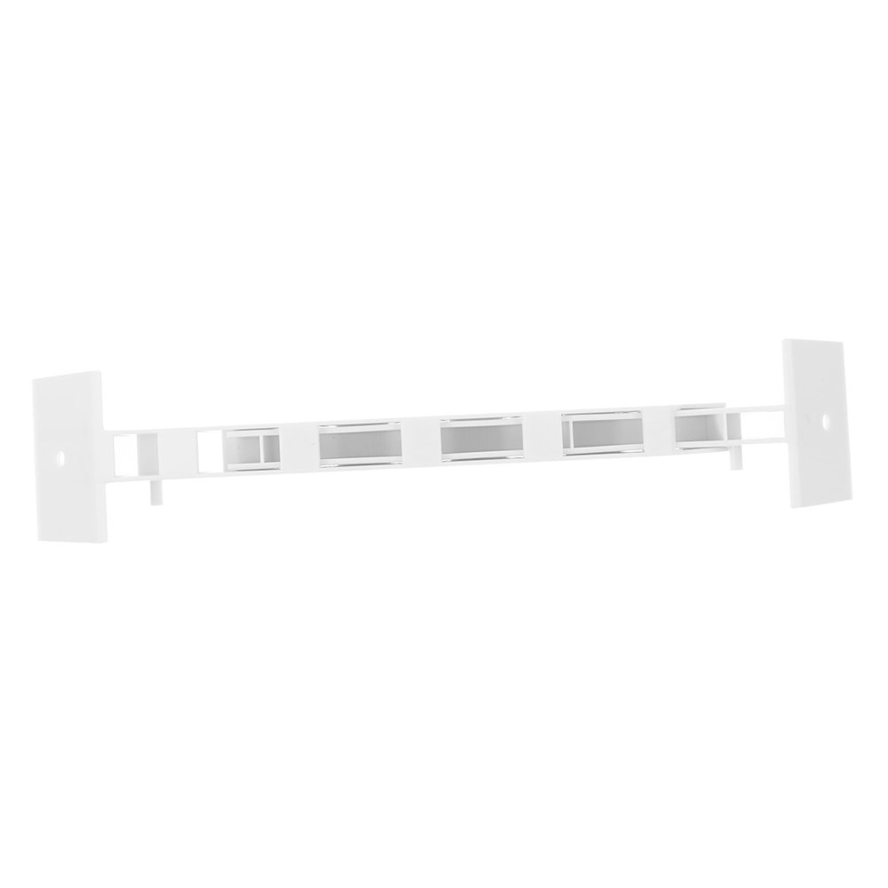 Retractable Corner Storage Rod for Camper and Rv Bathroom White