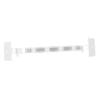 Retractable Corner Storage Rod for Camper and Rv Bathroom White view 1