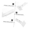 Retractable Corner Storage Rod for Camper and Rv Bathroom White view 2