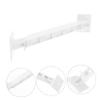 Retractable Corner Storage Rod for Camper and Rv Bathroom White view 3