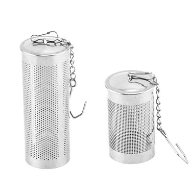 2pcs Portable Stainless Steel Loose Leaf Tea Infuser Tea Strainers with Fine Mesh Filters for Home and Office Use Residue Filter and Practical