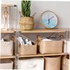 SHOWERORO Clothes Fabric Storage Bin Fabric Storage Box Clothes Organizer for Closet Easy Clean view 3