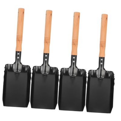 CIYODO 4pcs Multifunctional Fireplace Ash Shovel Ergonomic Cleaning Tool for to Use Lightweight Design for Scooping and Ash