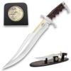 Hibben 65th Anniversary Spartan Bowie Knife | Includes Wooden Stand view 1