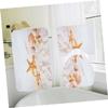 Zerodeko Beach Bathroom Accessory Set Toilet Rug Set Sea Pattern Mat Closestool Mat Comfortable Quick Dry Non-Slip Easy to Wash view 4