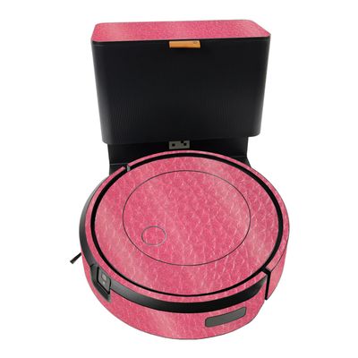 MightySkins Glossy Glitter Smart Home Skin Compatible with iRobot Roomba J5 Plus - Pink Pleather - Premium 3M Vinyl Protective Wrap Decal Cover - Easy to Apply | Crafted in The USA