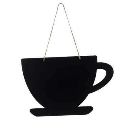 FUNOMOCYA 1pc Hanging Chalkboard Message Board for Crafting Weddings and Cafe Displays Design for Notifications and Decor