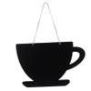 FUNOMOCYA 1pc Hanging Chalkboard Message Board for Crafting Weddings and Cafe Displays Design for Notifications and Decor view 1