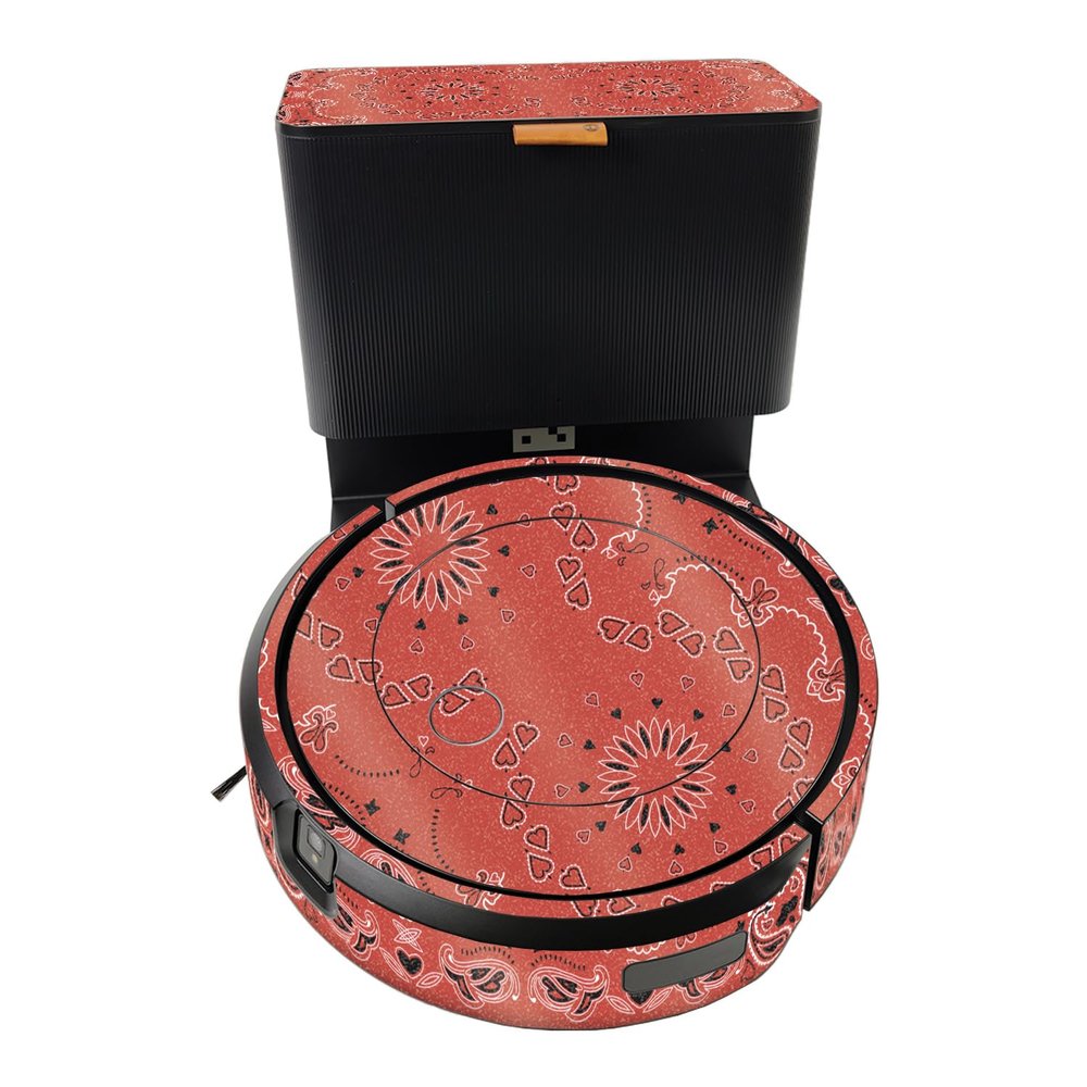 MightySkins Glossy Glitter Smart Home Skin Compatible with iRobot Roomba J5 Plus - Bandana - Premium 3M Vinyl Protective Wrap Decal Cover - Easy to Apply | Crafted in The USA