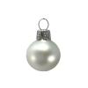 Pinnacle Peak Trading White Shiny and Matte Polish Glass 30mm Ball Bauble Ornaments 20 Piece Made in Poland 1.2 Inch view 3