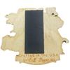 Alaska Wooden Magnet, The Last Frontier Magnetic Accessory, Rustic Fridge Decoration for Collectors, 3 by 2.75 Inches view 2