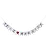 Amosfun 12pcs Married Bunting Banner Wedding Party Decoration White Cardboard Paper Rope for Wedding Ceremony and Celebration Events view 1