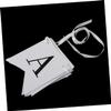Amosfun 12pcs Married Bunting Banner Wedding Party Decoration White Cardboard Paper Rope for Wedding Ceremony and Celebration Events view 2