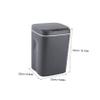 Amosfun Automatic Waste Bin Smart Garbage Can Infrared Sensing Technology Open Methods Pp for Home Kitchen view 2