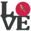 11.5 x 11.75 in. Macaw Love Metal Artwork Wall Decor view 1
